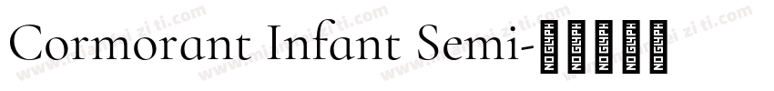 Cormorant Infant Semi字体转换